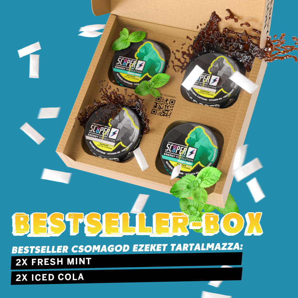 SCOOPER Energy Bestseller Box Extra Strong (2×2 doboz)