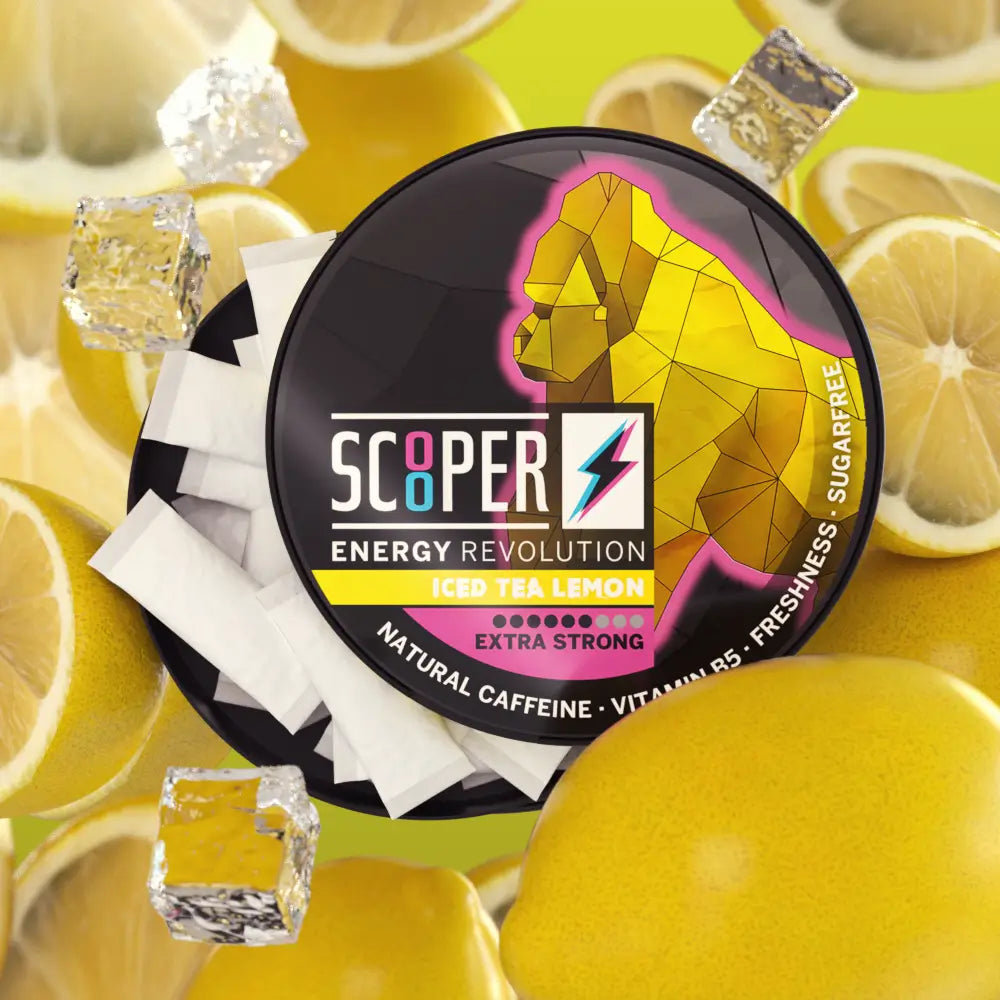 SCOOPER Energy Iced Tea Box Extra Strong (2×2 doboz)
