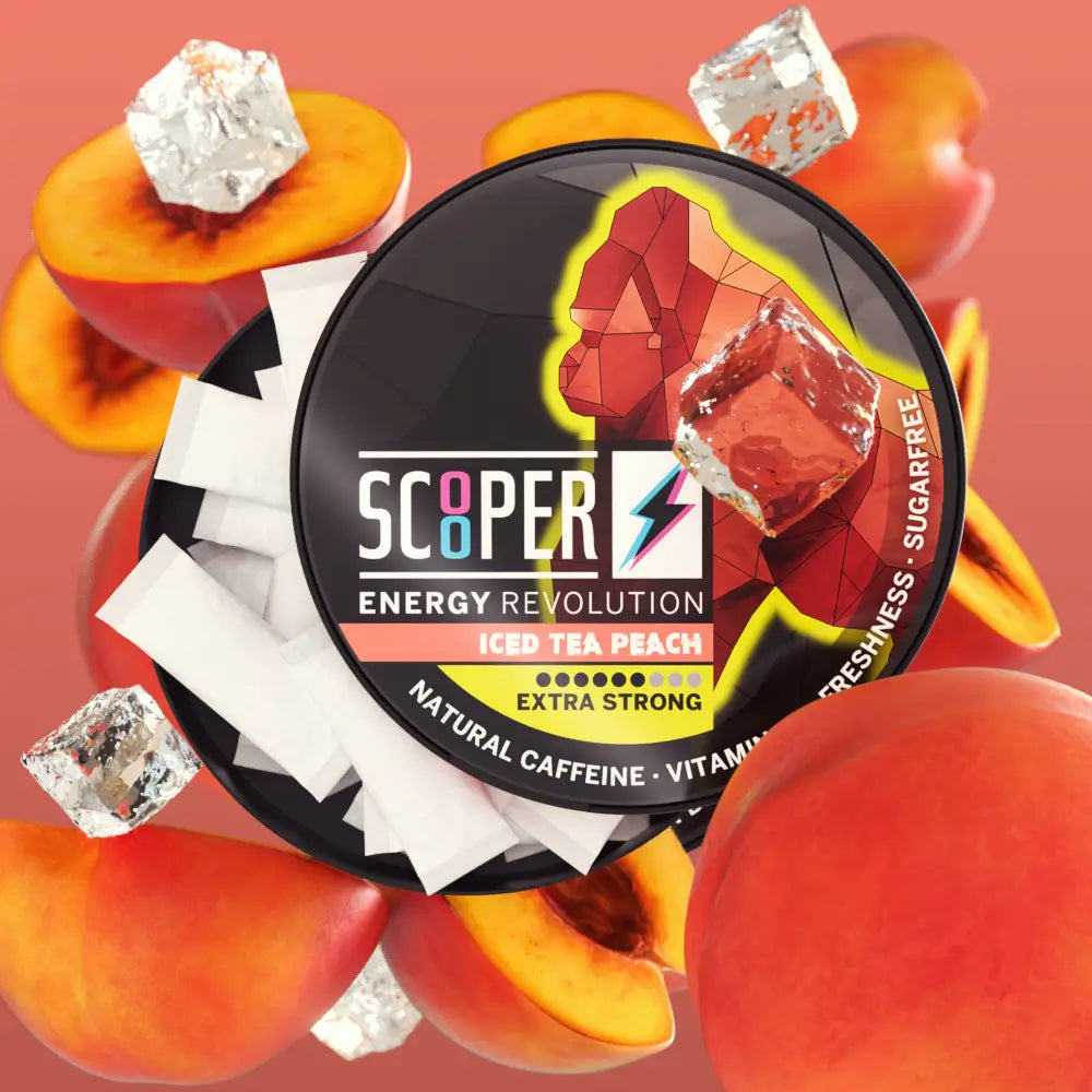 SCOOPER Energy Iced Tea Box Extra Strong (2×2 doboz)