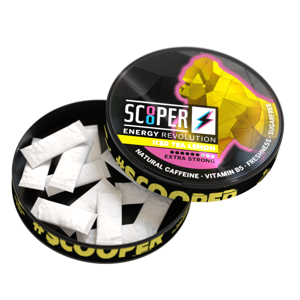 SCOOPER Energy Iced Tea Lemon (2 doboz)