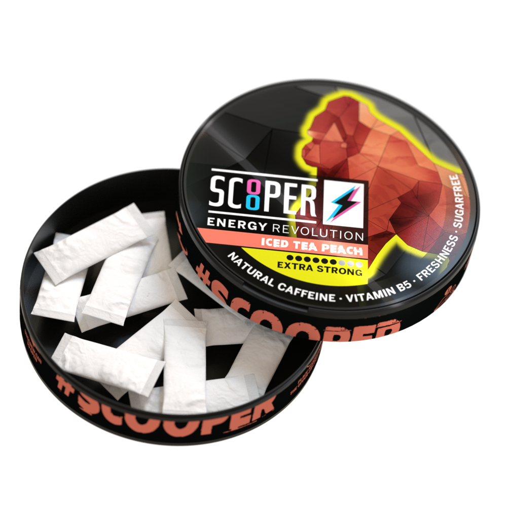 SCOOPER Energy Iced Tea Peach (2 doboz)
