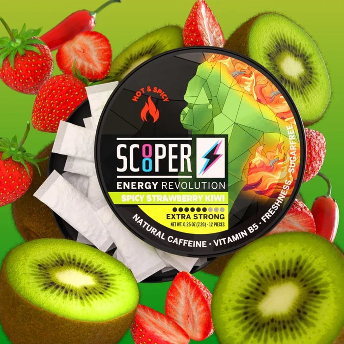 SCOOPER Energy Peach - Spicy Strawberry Kiwi