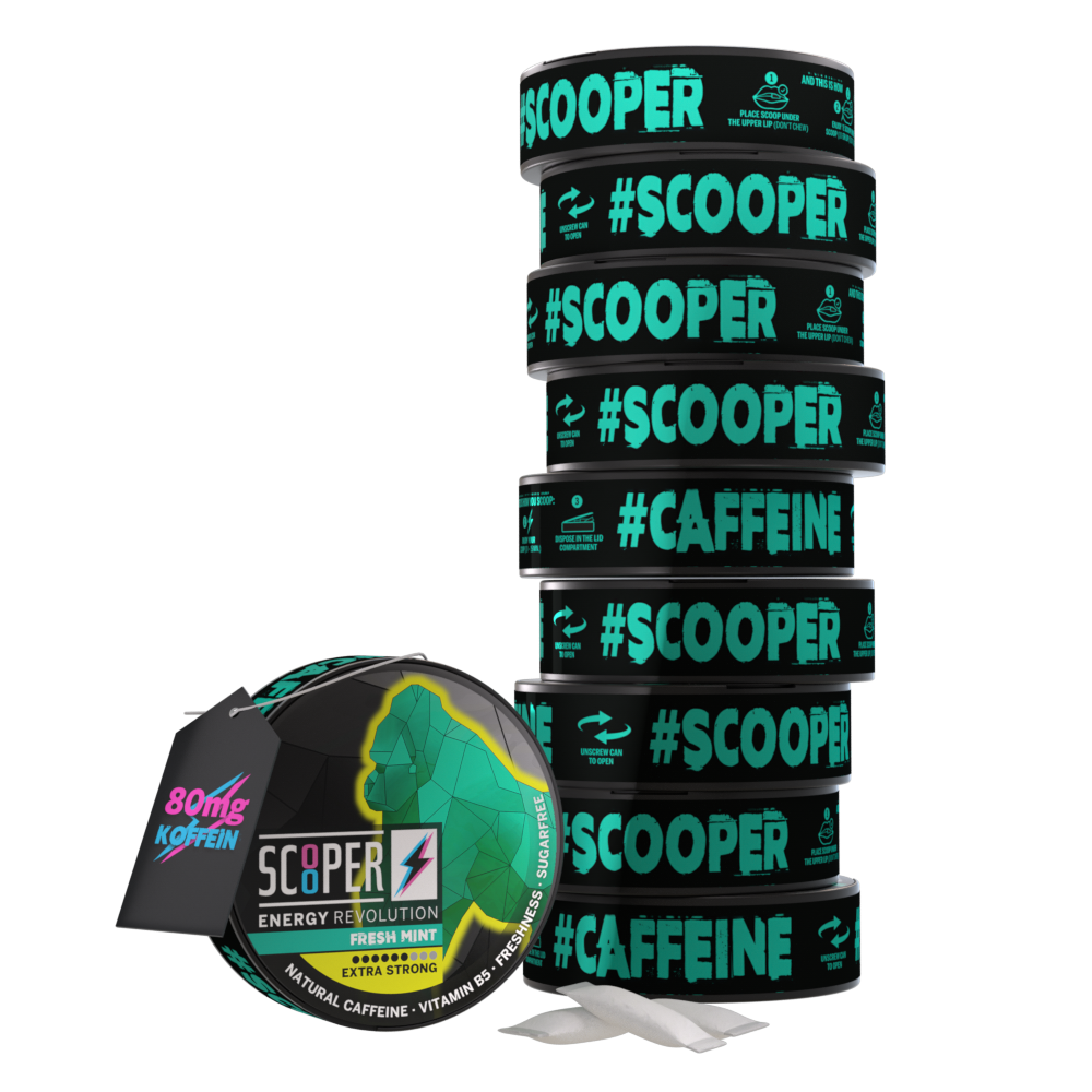 SCOOPER Energy Fresh Mint (8+2 ajándék)
