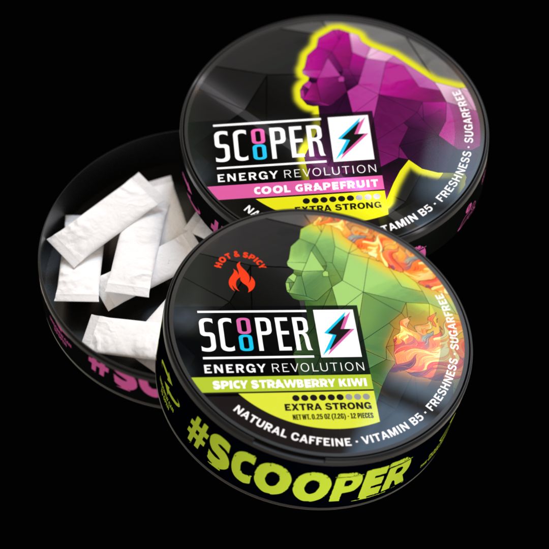 SCOOPER Energy Grapefruit - Spicy Strawberry Kiwi