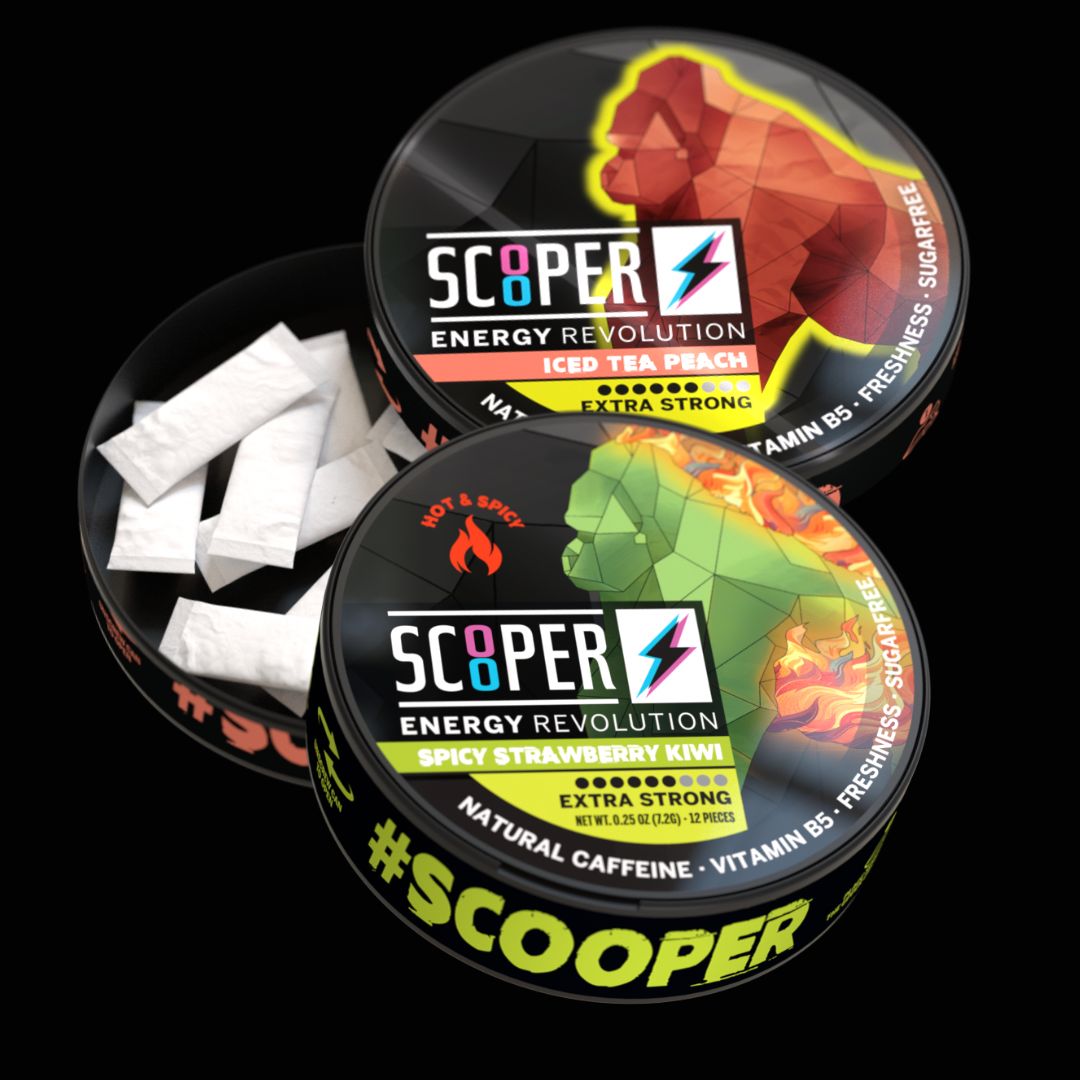 SCOOPER Energy Peach - Spicy Strawberry Kiwi