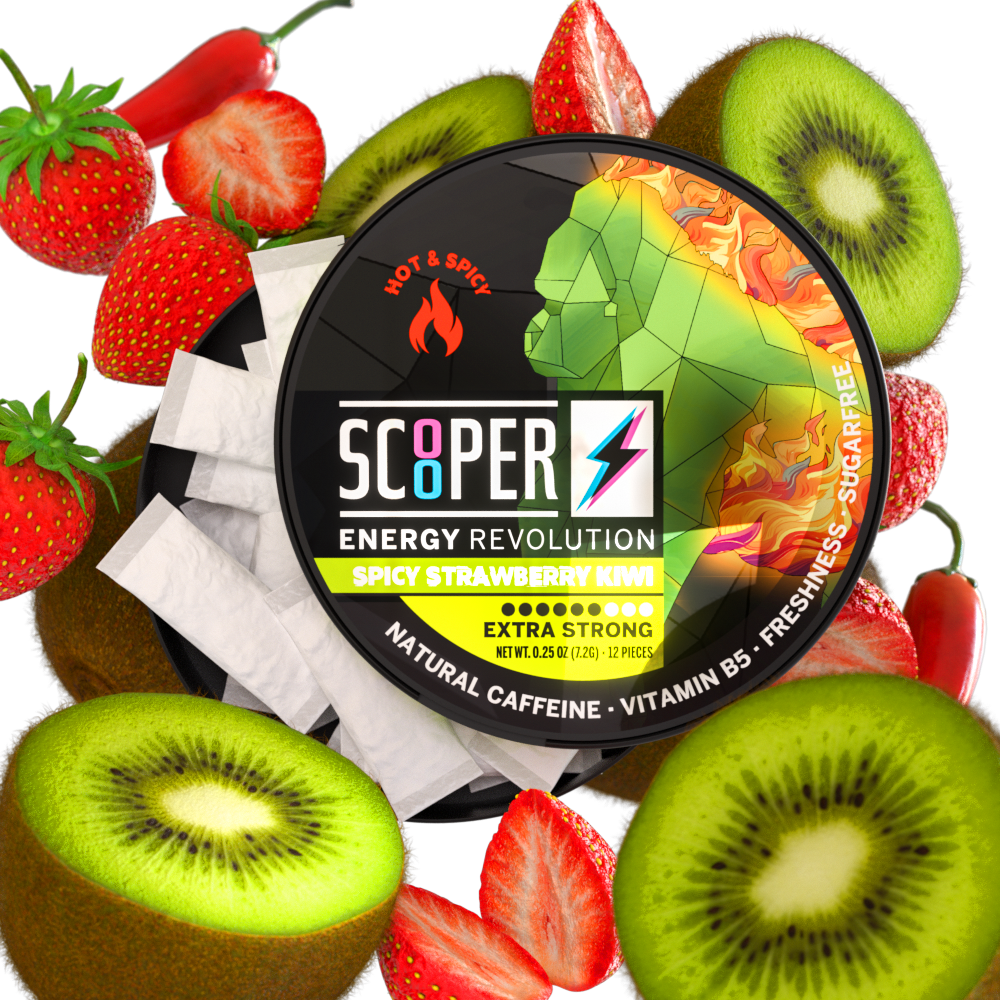 SCOOPER Energy Grapefruit - Spicy Strawberry Kiwi
