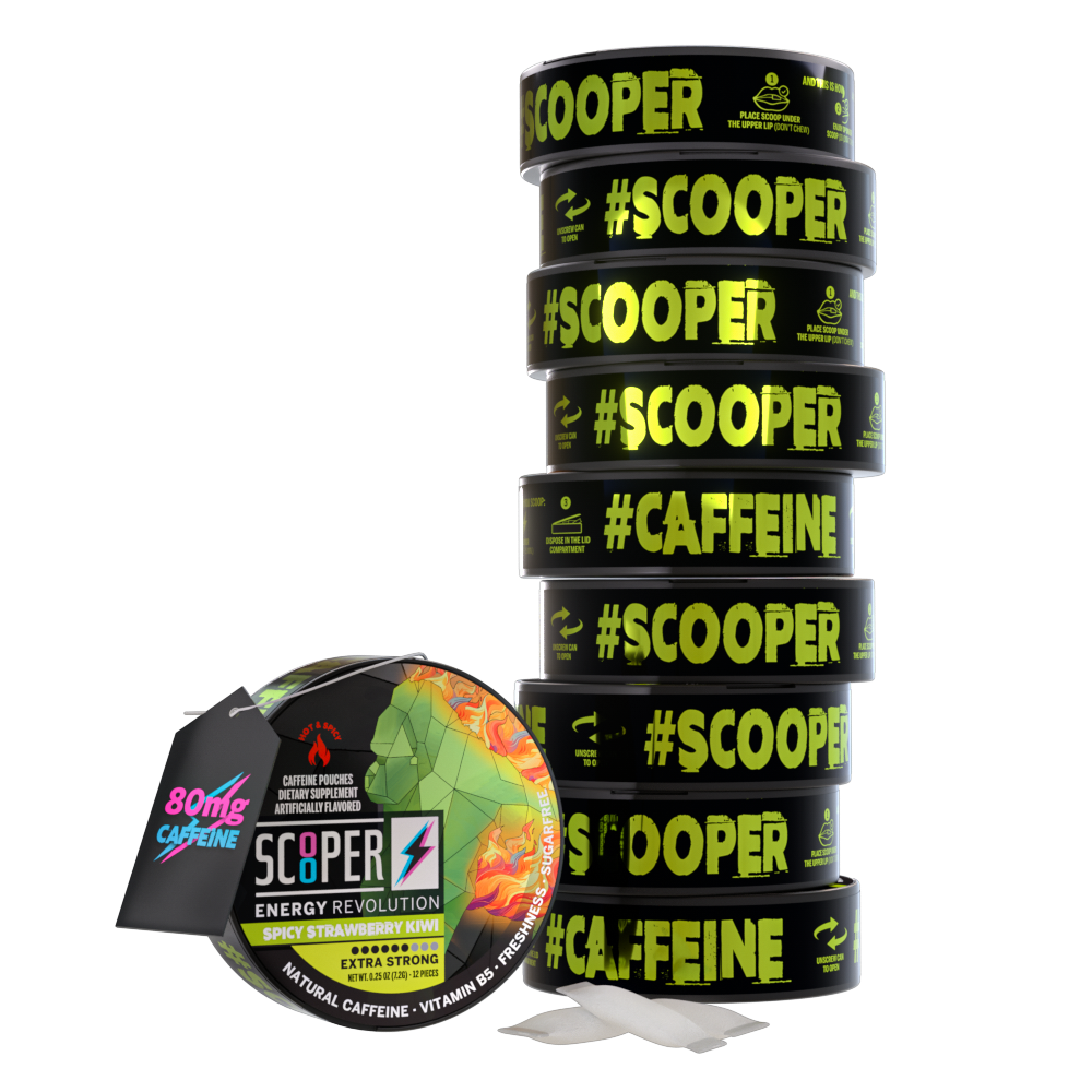 SCOOPER Energy Spicy Strawberry Kiwi (8+2 ajándék)