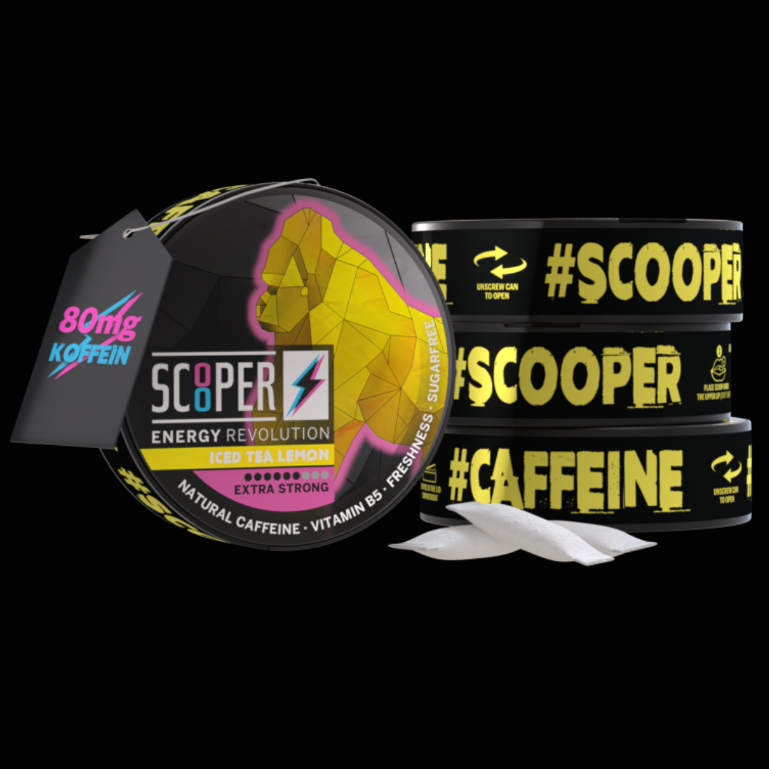 SCOOPER Energy Iced Tea Lemon (4 doboz)