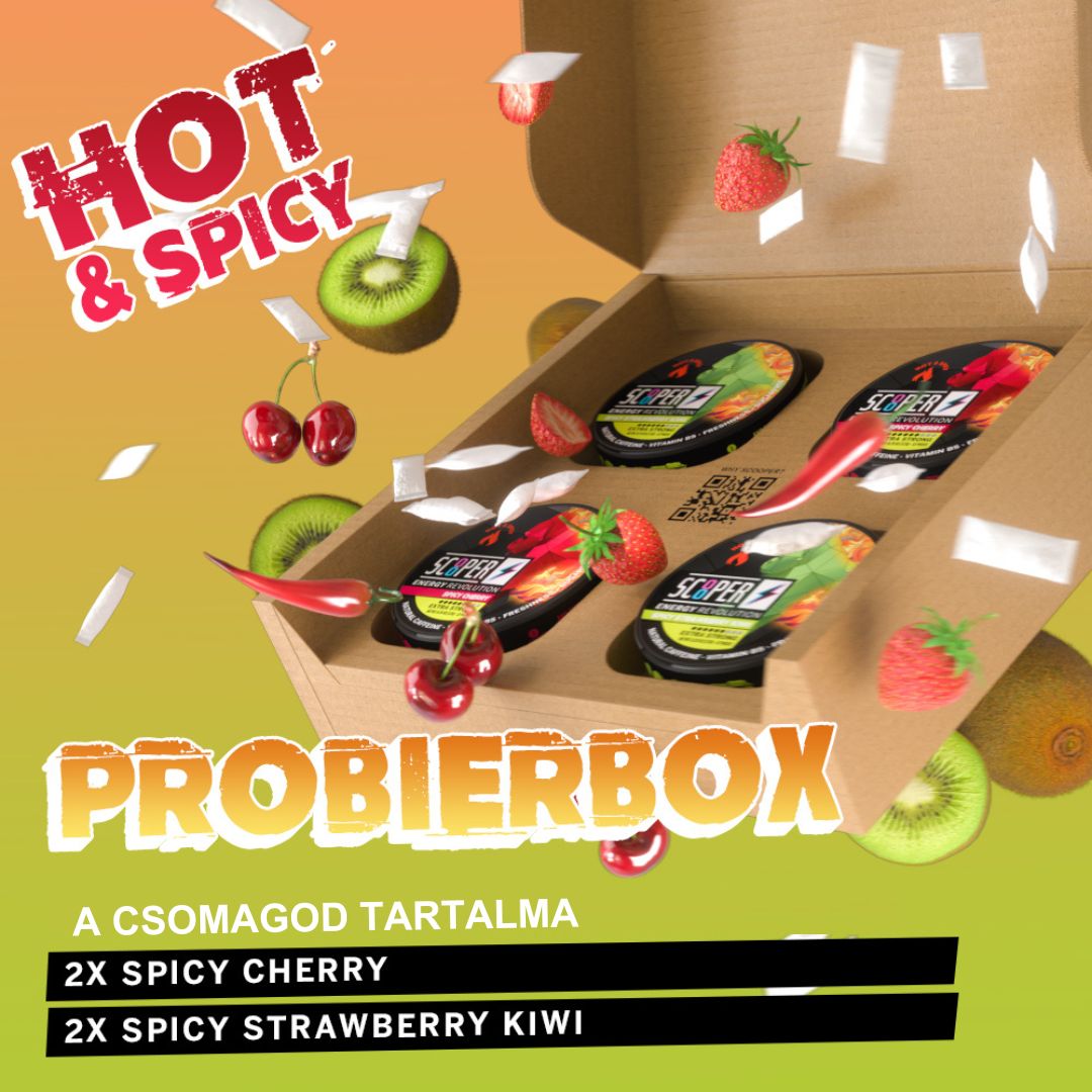 SCOOPER Energy Probier Box 4 Spicy