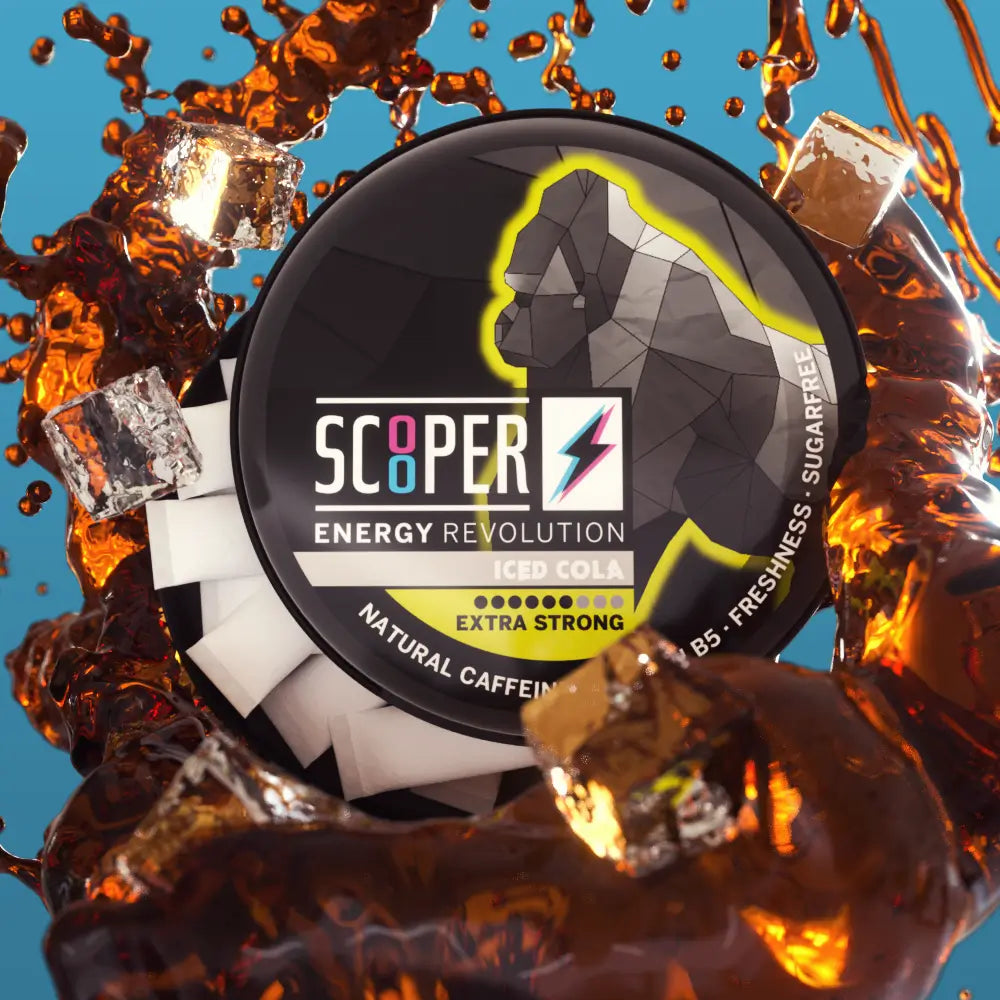 SCOOPER Energy Iced Box Lemon Extra Strong (2×2 doboz)