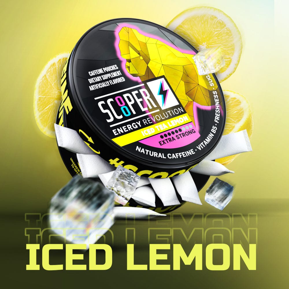 SCOOPER Energy Iced Tea Lemon (2 doboz)