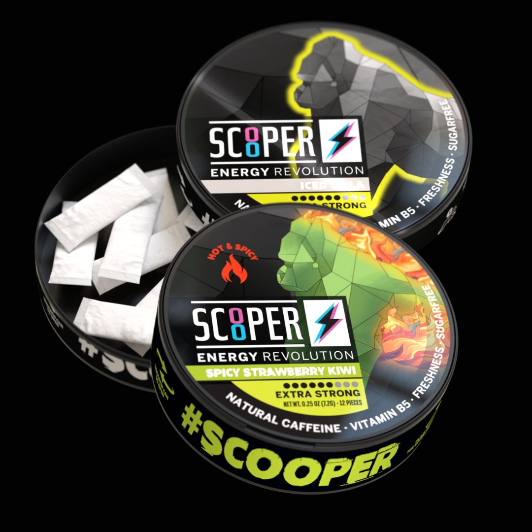 SCOOPER Energy Cola -  Spicy Strawberry Kiwi