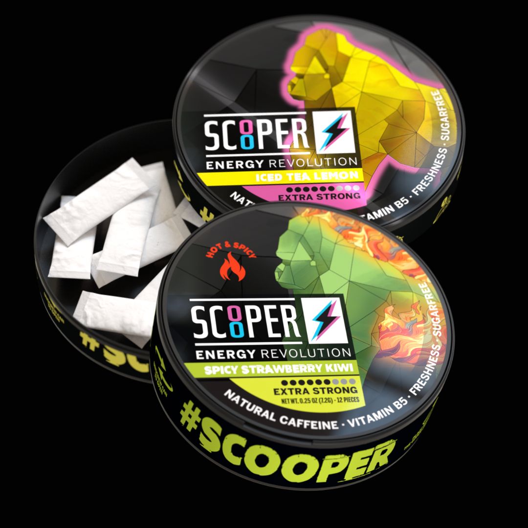 SCOOPER Energy Lemon - Spicy Strawberry Kiwi