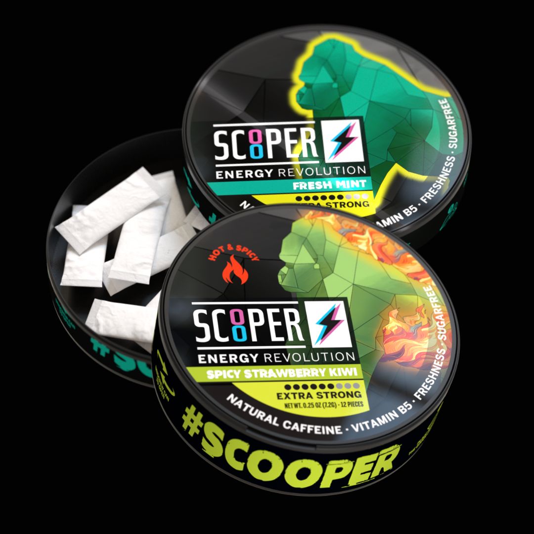 SCOOPER Energy Mint - Spicy Strawberry Kiwi