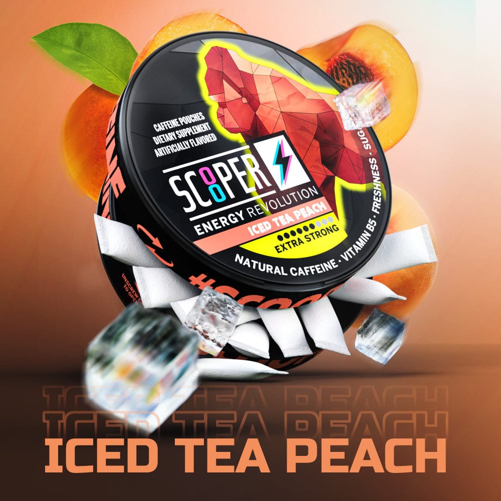 SCOOPER Energy Iced Tea Peach (2 doboz)